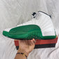 AJ 12 Bucks White Green Shoes Sneakers - nk0004699 image 15