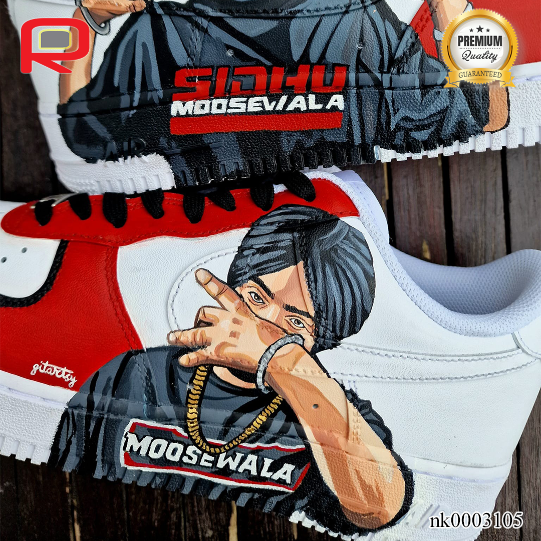 AF 1 Sidhu Moose Wala Custom Shoes Sneakers - nk0003105 image 6