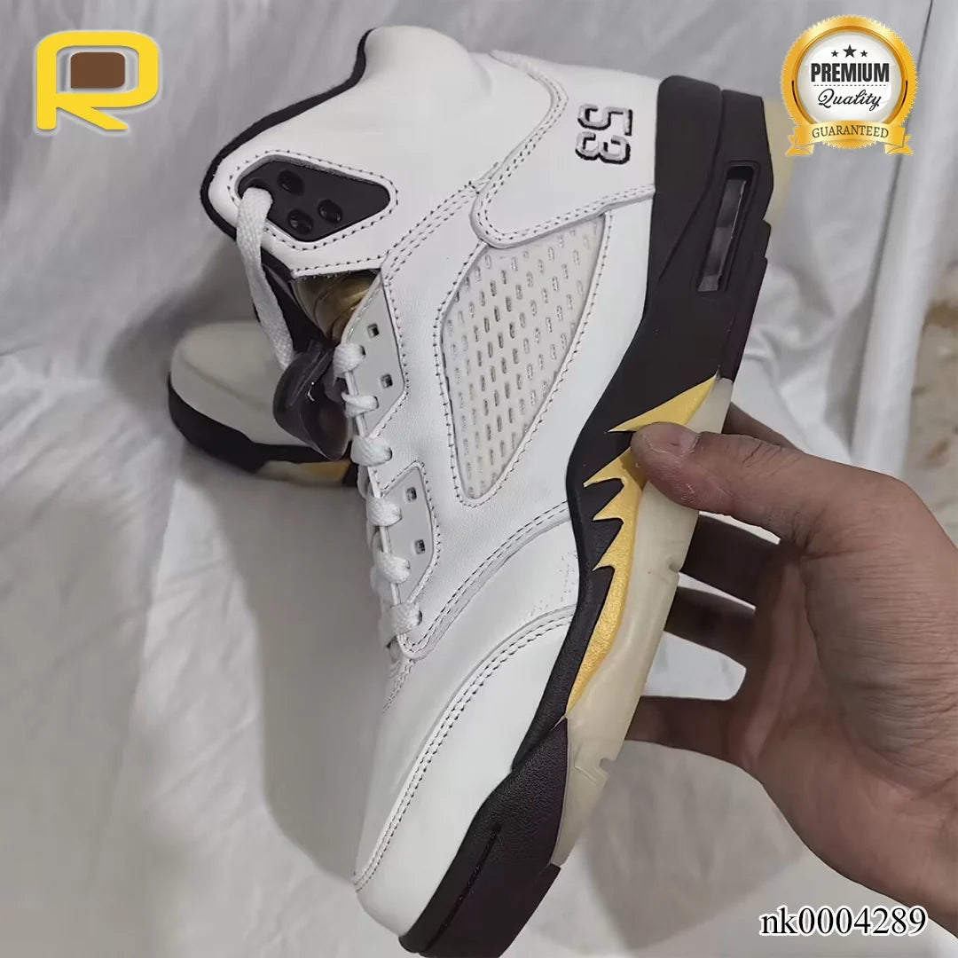 AJ 5 Earth/Golden Ticket Shoes Sneakers - nk0004289 image 9