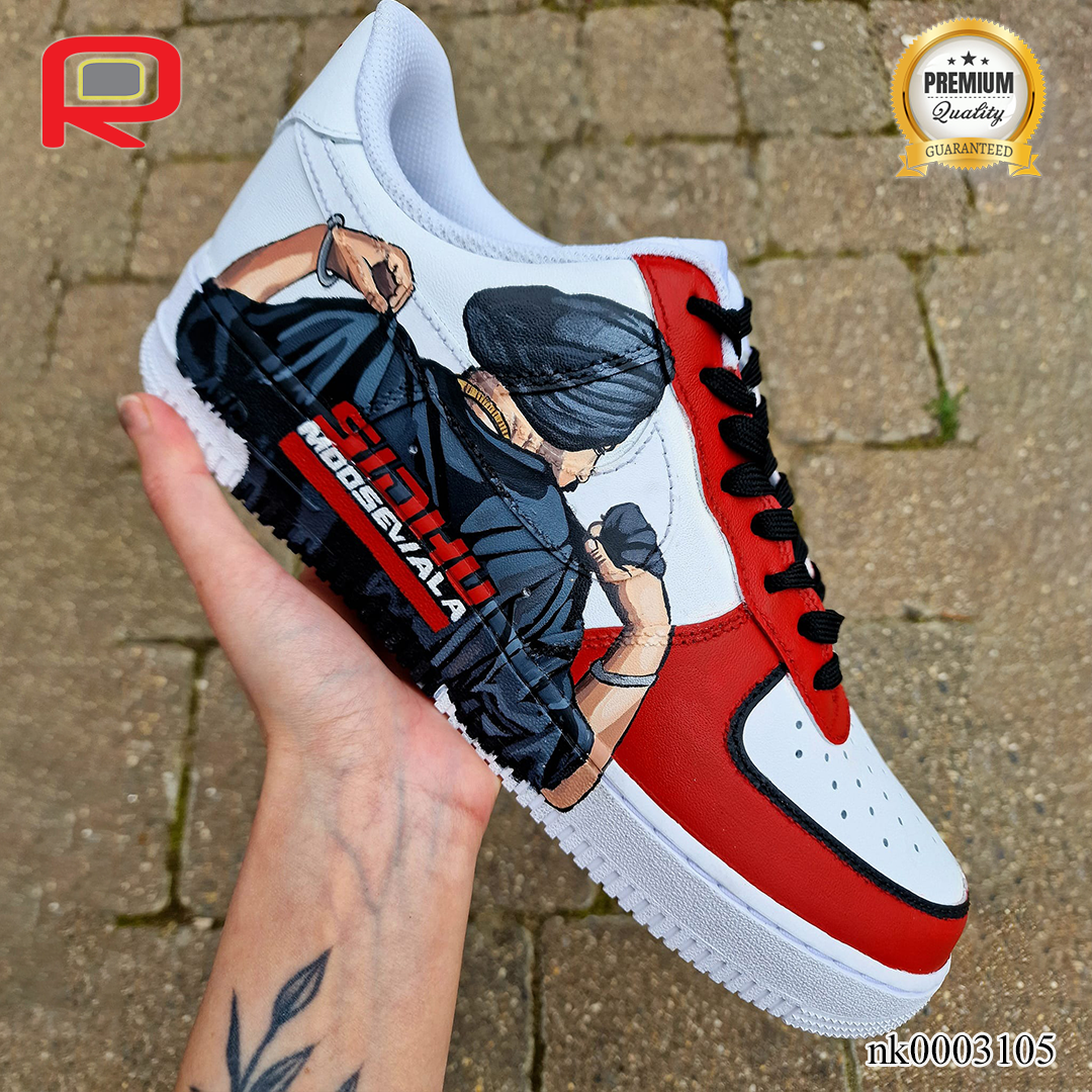 AF 1 Sidhu Moose Wala Custom Shoes Sneakers - nk0003105 image 1