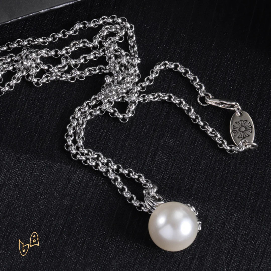 CH Pearl Pendant Necklace - CH0045 image 3