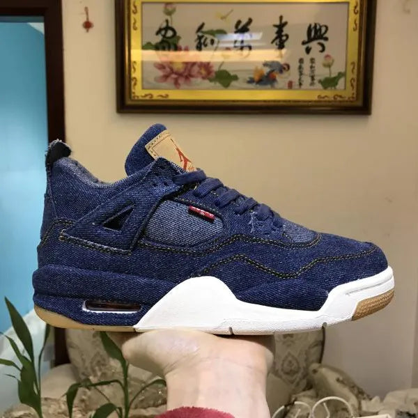Levi’s x AJ 4 Denim Shoes Sneakers – nk0000024 image 5