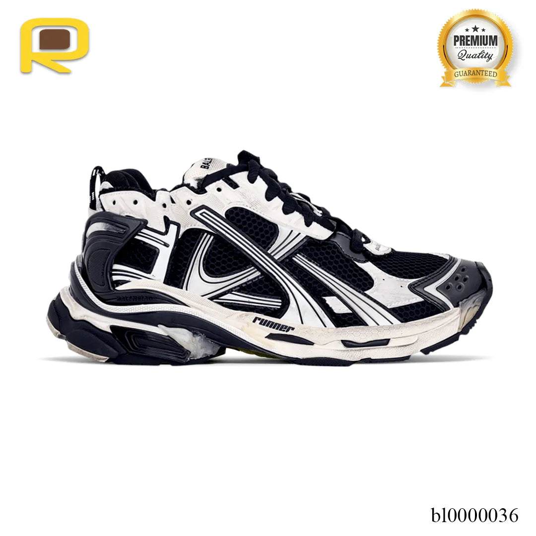 BLCG Runner White Black Shoes Sneakers - bl0000036 image 1