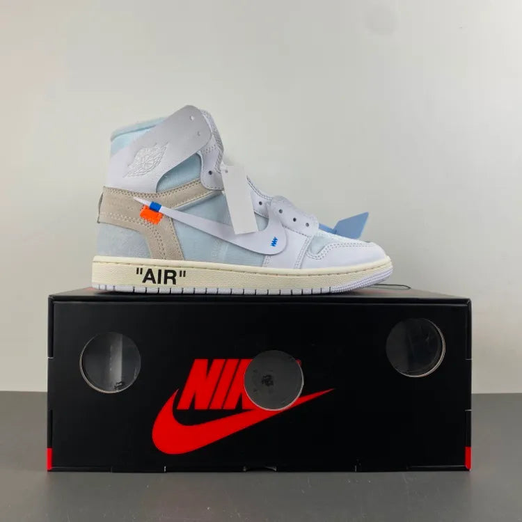 Virgil Abloh Archive x AJ 1 High OG 'Alaska' Shoes Sneakers – nk0004931 image 5
