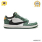 Travis Scott x AJ 1 Low OG SP Green Velvet Shoes Sneakers – nk0004583 image 0