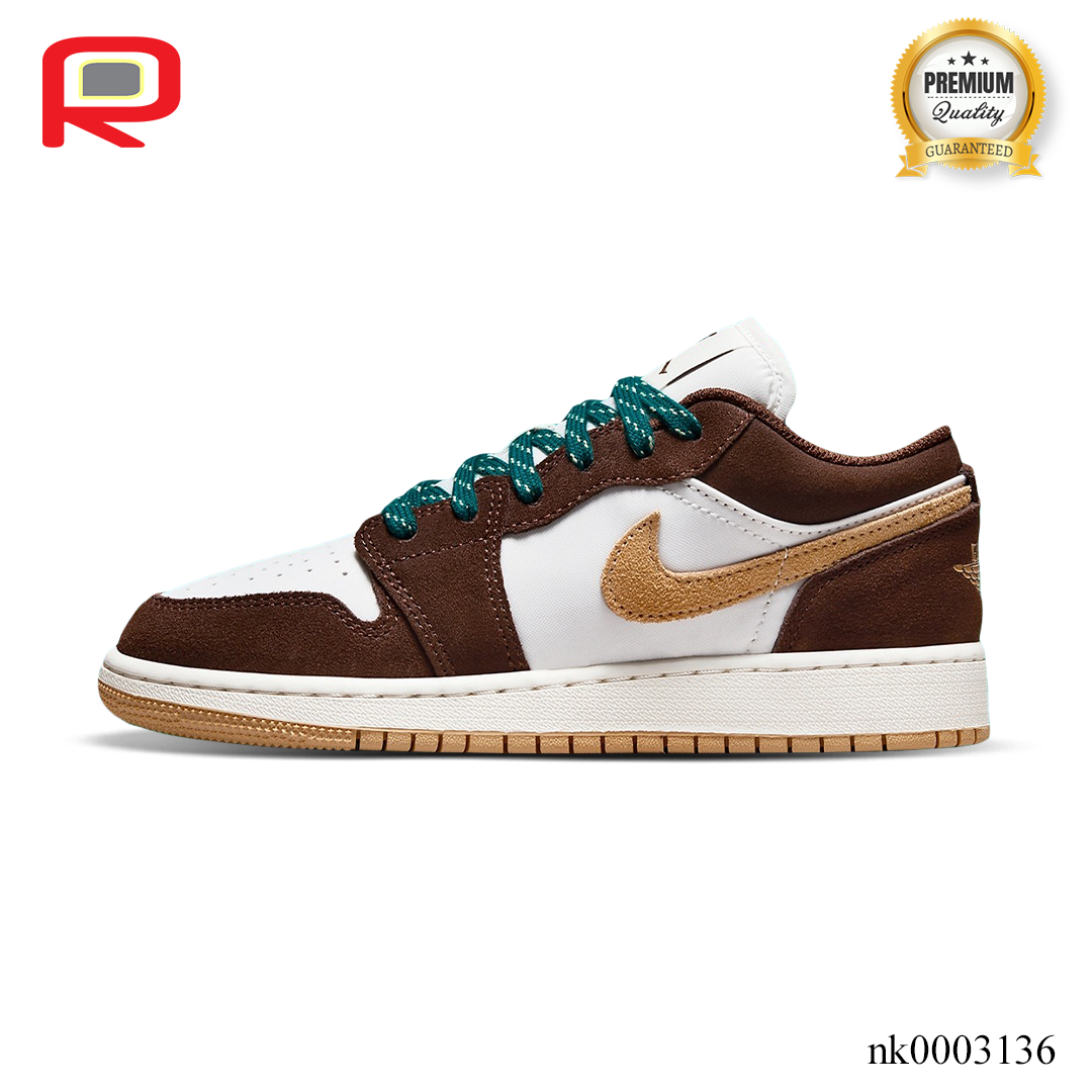 AJ 1 Low Cacao Wow Shoes Sneakers - nk0003136 image 2