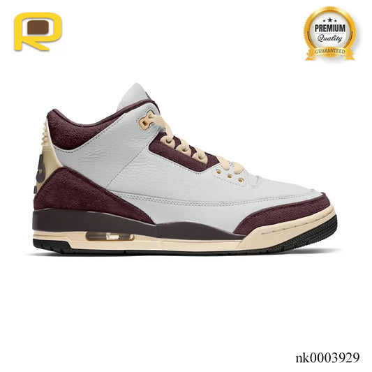 AJ 3 x A Ma Maniere "Burgundy Crush" Shoes Sneakers - nk0003929 image 0