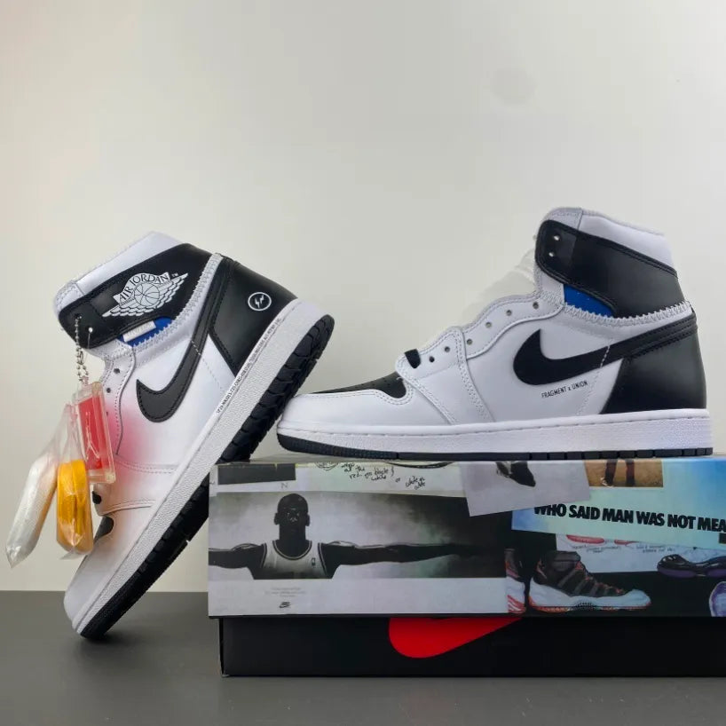 Fragment x Union LA x AJ 1 High OG Black White Shoes Sneakers – nk0004747 image 5
