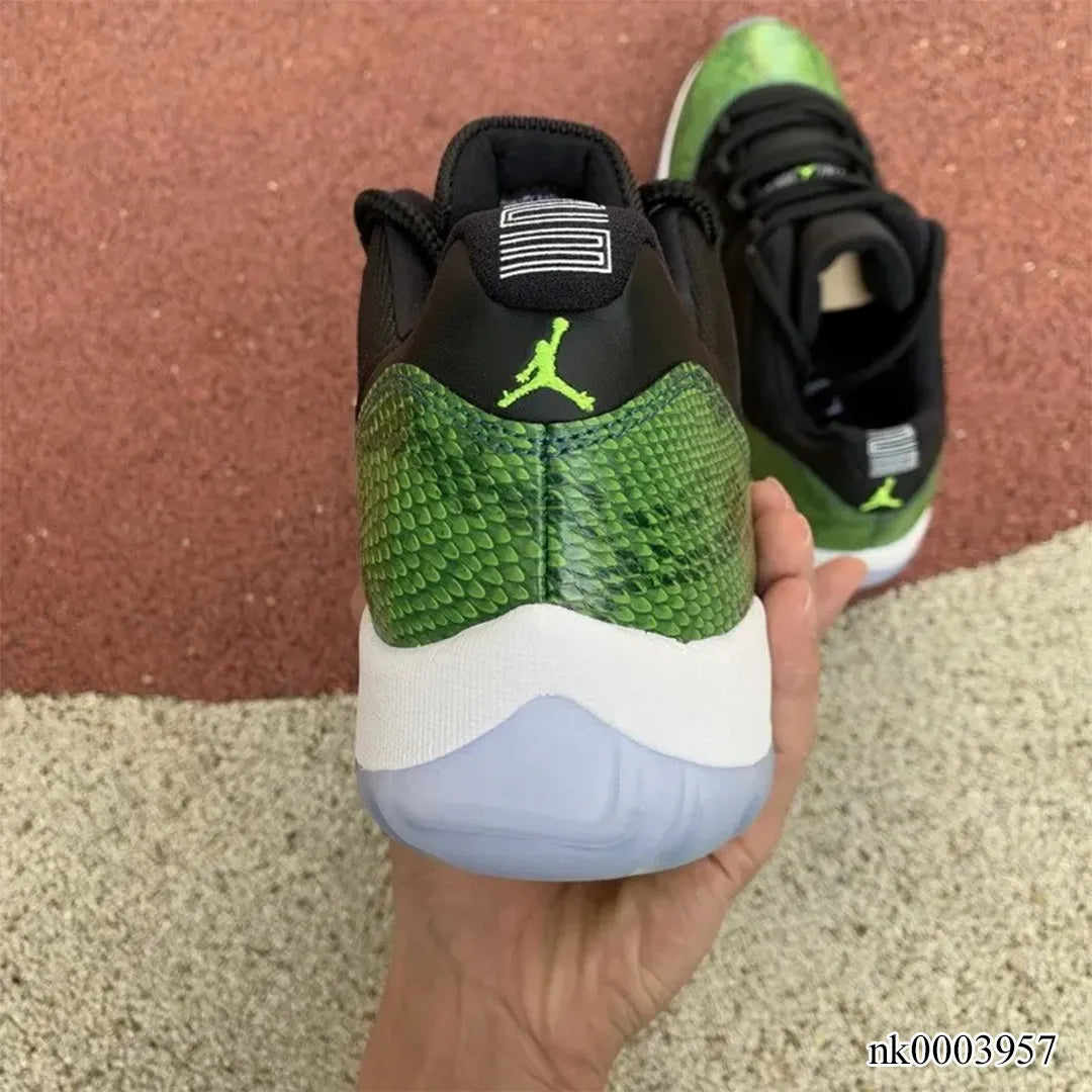AJ 11 Low Green Snakeskin Shoes Sneakers - nk0003957 image 13