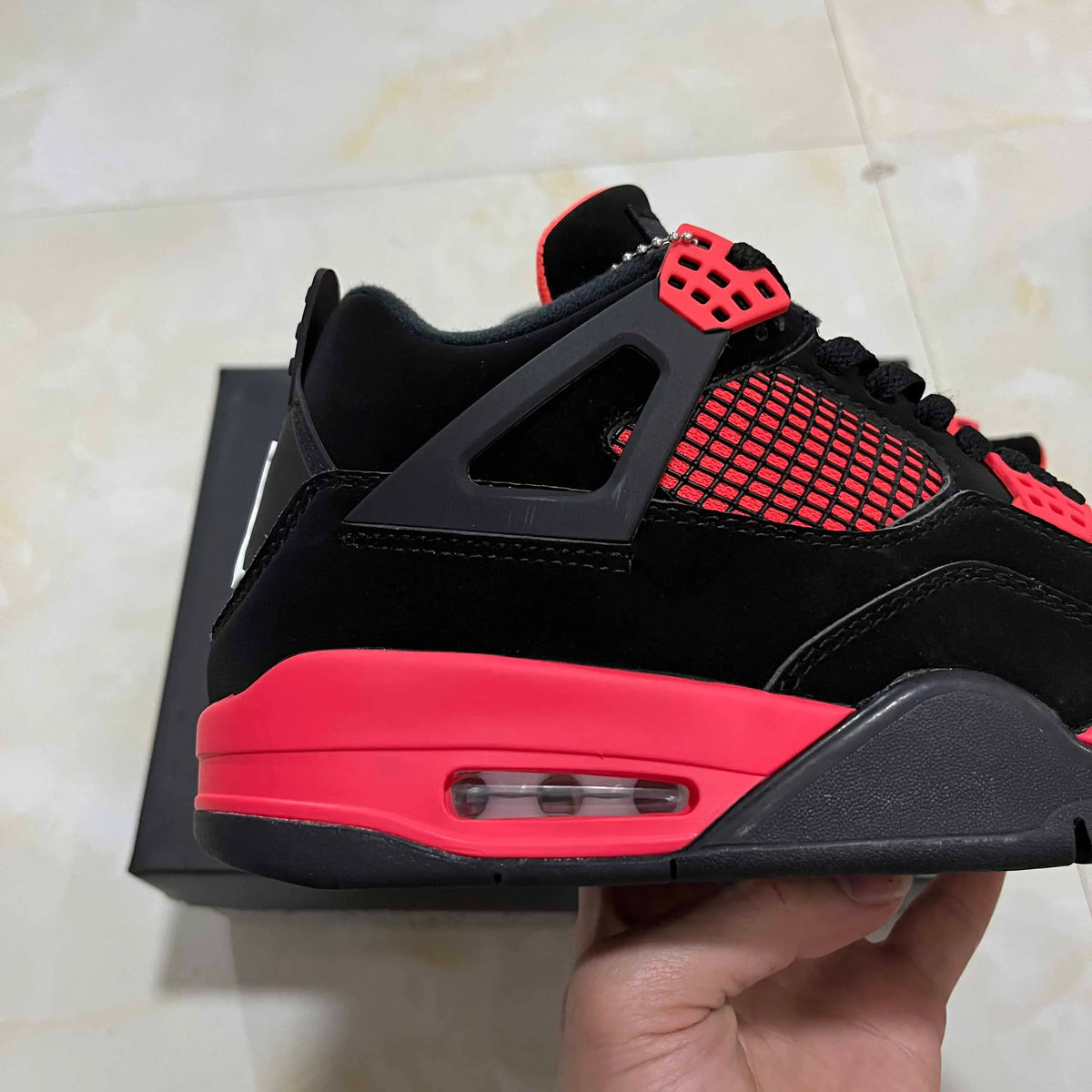 AJ 4 Retro Red Thunder Shoes Sneakers - nk0001682 image 7