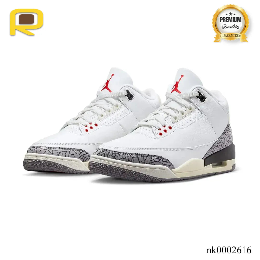 AJ 3 Retro White Cement Reimagined Shoes Sneakers - nk0002616 image 2