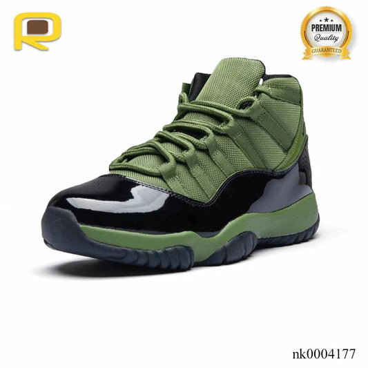 AJ 11 Retro Olive and Black Shoes Sneakers - nk0004177 image 2