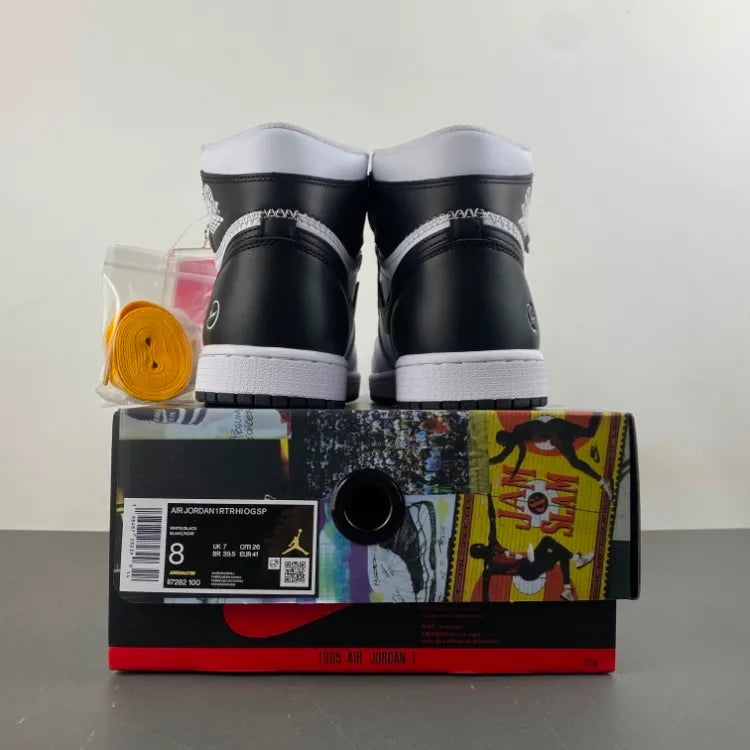 Fragment x Union LA x AJ 1 High OG Black White Shoes Sneakers – nk0004747 image 7