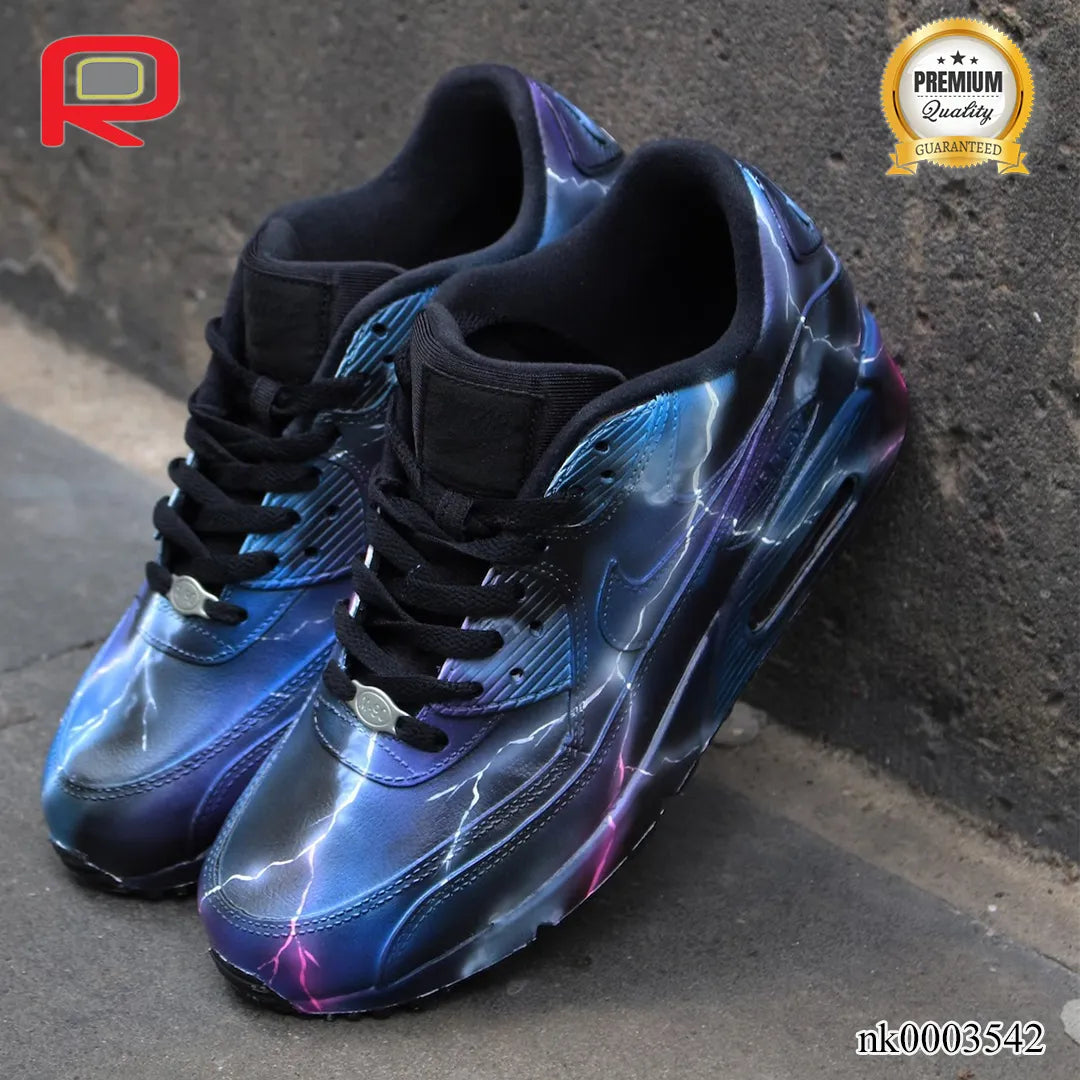 AM 90 Thunderstorm Custom Shoes Sneakers - nk0003542 image 2
