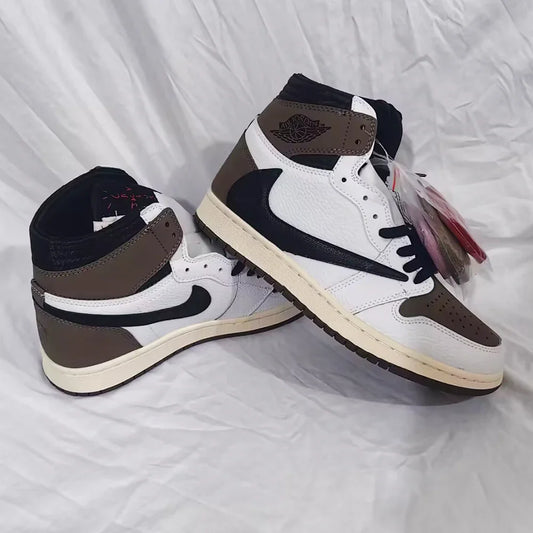 Travis Scott x AJ 1 High OG SP Reverse Mocha Shoes Sneakers – nk0004491 image 2