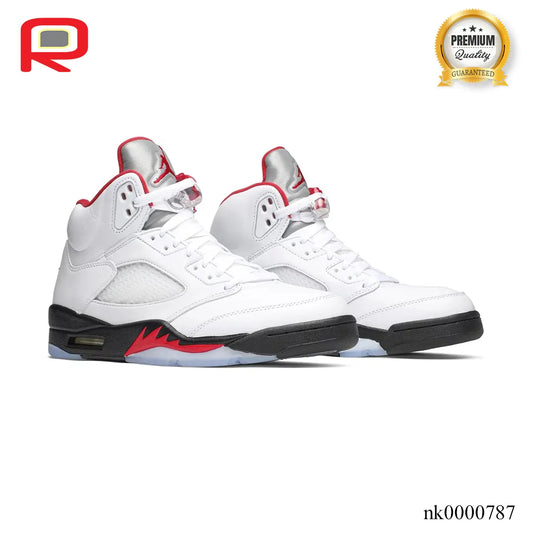 AJ 5 Fire Red Silver Tongue (2020) Shoes Sneakers - nk0000787 image 2