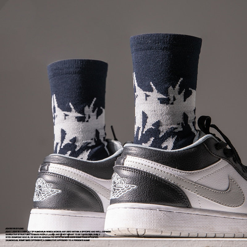 Purple Lightning Basketball Socks Men's image 2