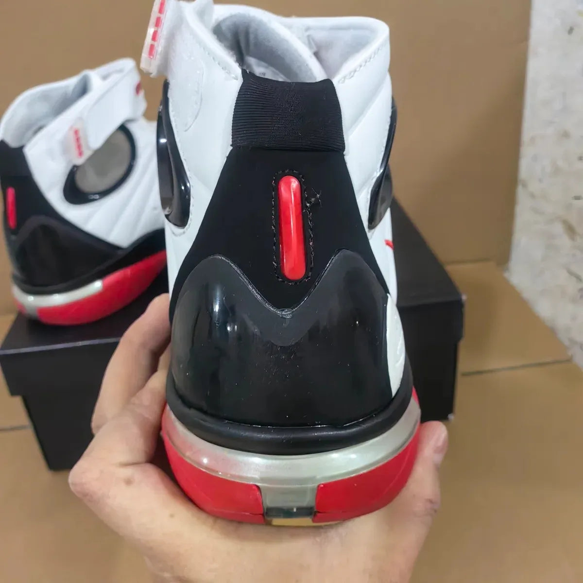 Air Zoom Huarache 2K4 White/Varsity Red Shoes Sneakers – nk0004796 image 15