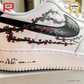 AF 1 Black Jasmine Custom Shoes Sneakers - nk0002687 image 0
