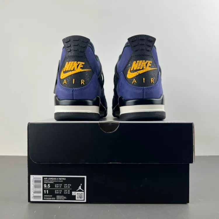 AJ 4 Lakers Shoes Sneakers - nk0004535 image 7