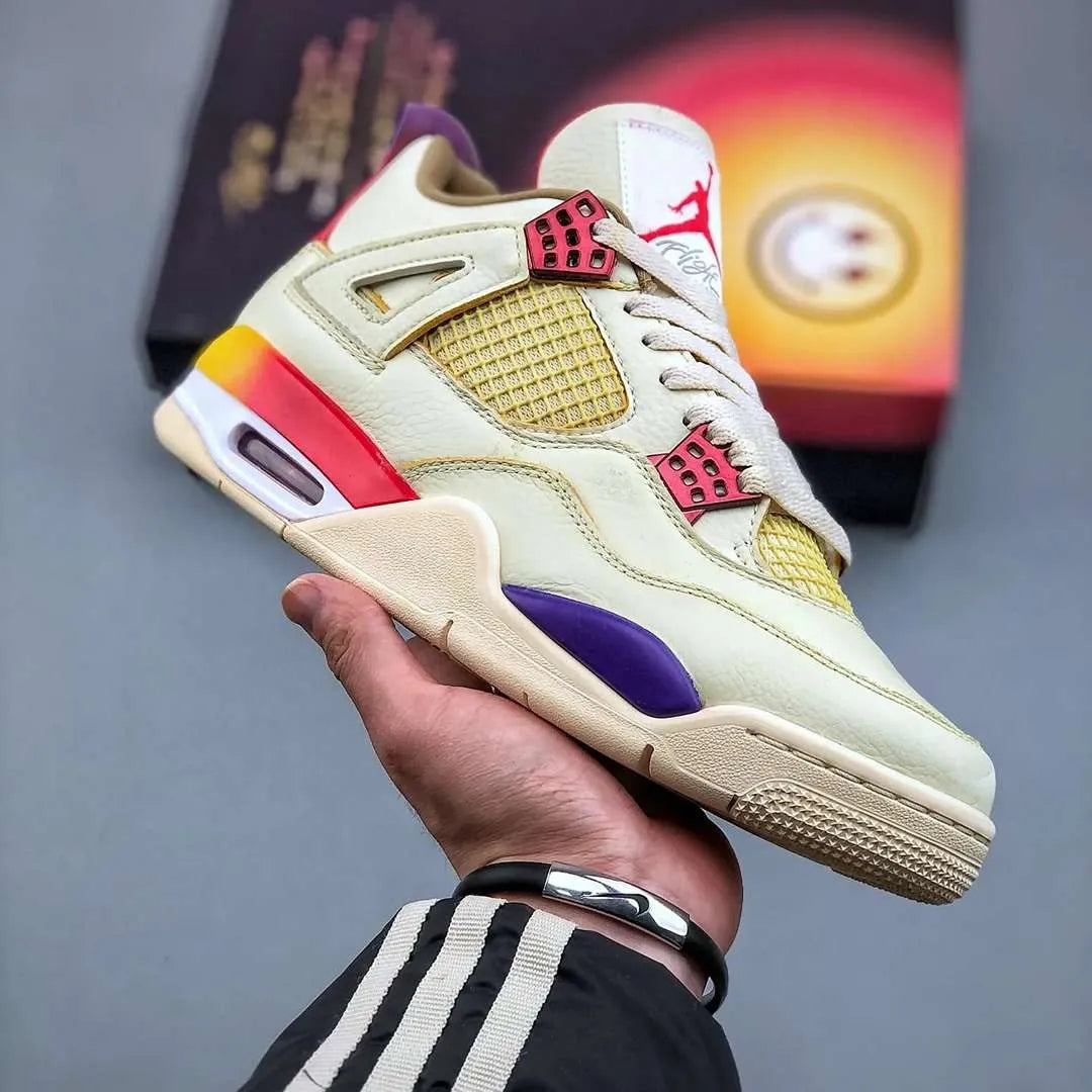 J Balvin x AJ 4 Medellín Sunset Shoes Sneakers - nk0004249 image 2