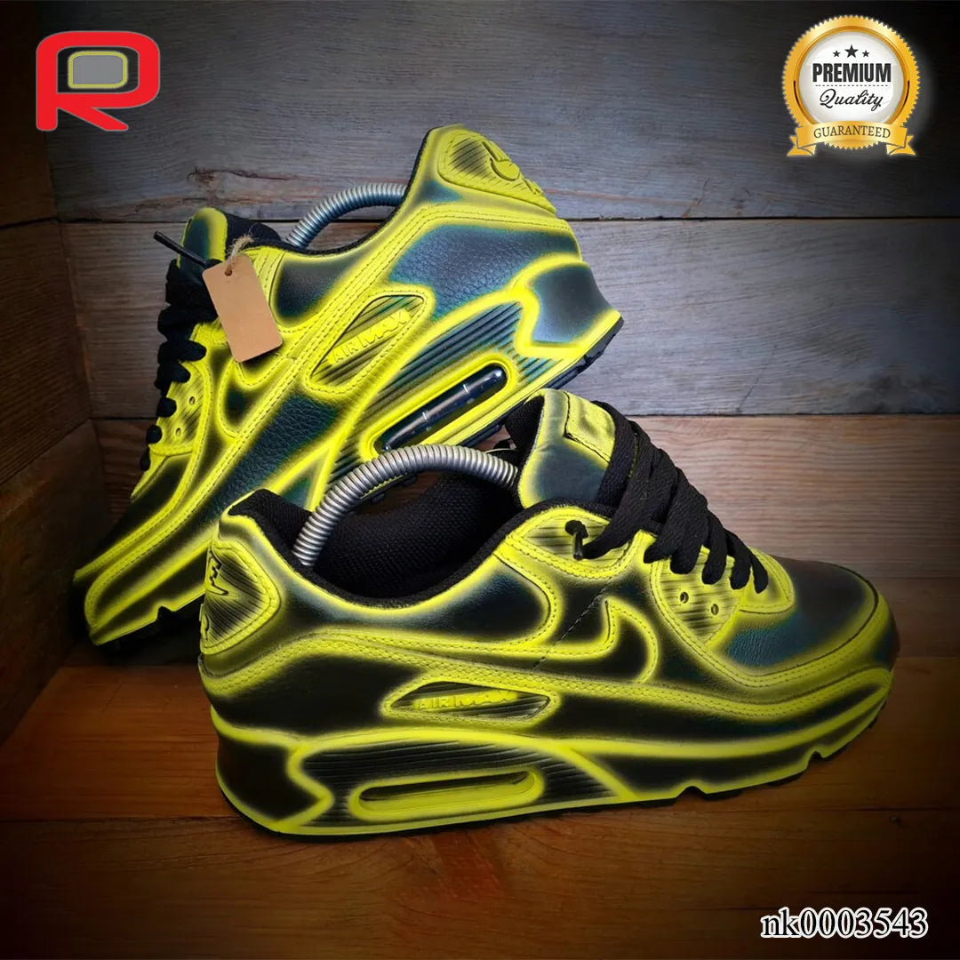 AM 90 Midnight Sunburst  Custom Shoes Sneakers - nk0003543 image 3