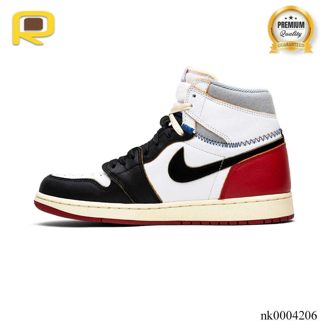 AJ 1 Retro High Union LA Black Toe Shoes Sneakers - nk0004206 image 1