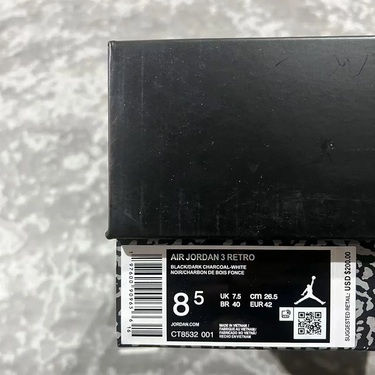 AJ 3 Black Cat 2025 Shoes Sneakers - nk0003781 image 14