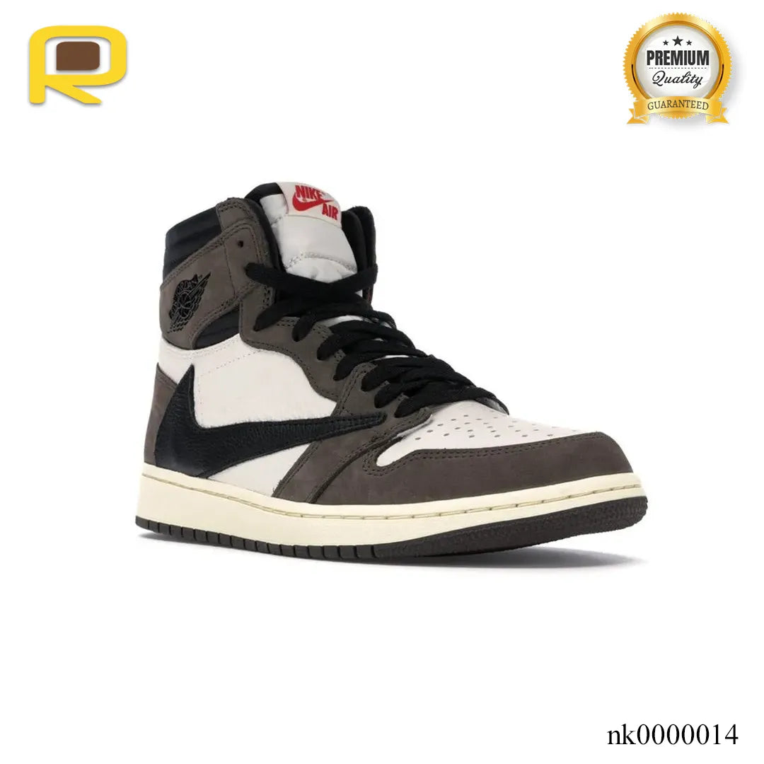 Travis Scott x AJ 1 High OG Mocha Shoes Sneakers – nk0000014 image 2