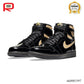 AJ 1 Retro HighBlack Metallic Gold 2020 Shoes Sneakers - nk0003597 image 2