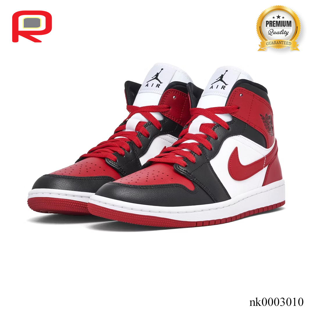 AJ 1 Mid Alternate Bred Toe Shoes Sneakers - nk0003010 image 2