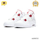AJ 4 Retro Metallic Red Shoes Sneakers - nk0000701 image 2