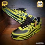 AM 90 Midnight Sunburst  Custom Shoes Sneakers - nk0003543 image 0