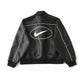NK x SUP Leather Varsity Jacket - NK0009 image 1