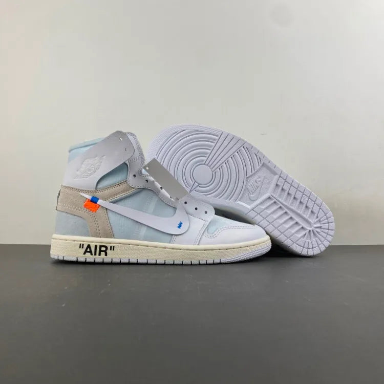 Virgil Abloh Archive x AJ 1 High OG 'Alaska' Shoes Sneakers – nk0004931 image 14