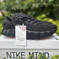 NK Mind 002 Black Hyper Crimson Shoes Sneakers - nk0004881 image 12
