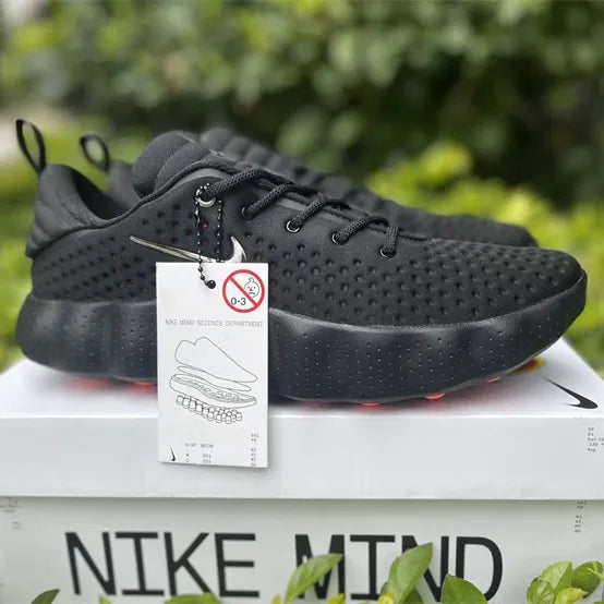 NK Mind 002 Black Hyper Crimson Shoes Sneakers - nk0004881 image 12