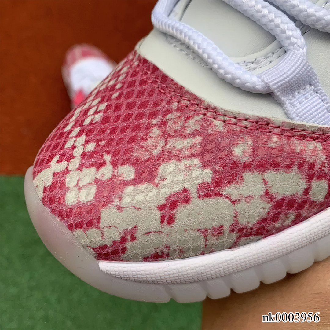 AJ 11 Low Pink Snakeskin Shoes Sneakers - nk0003956 image 7