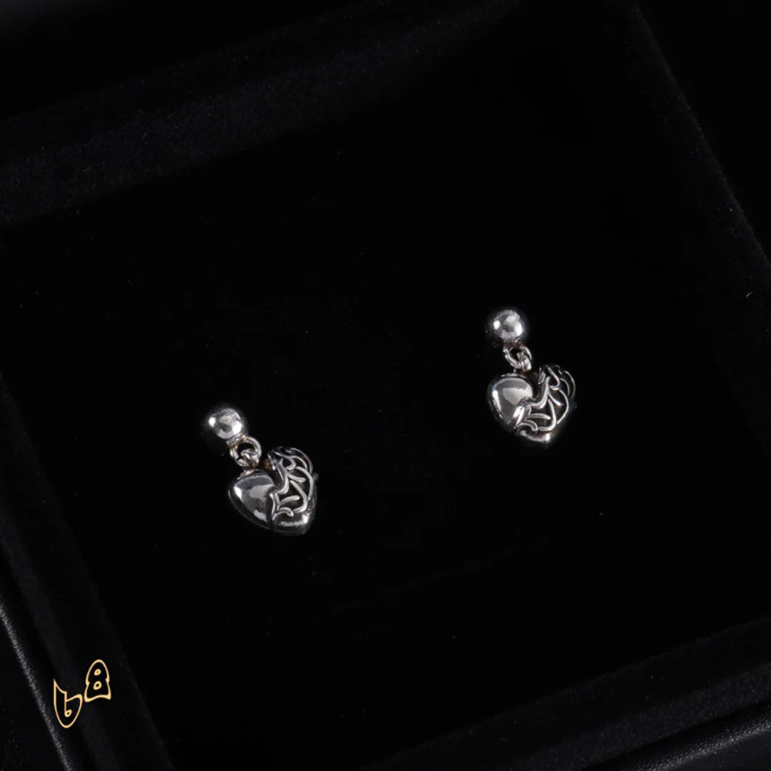CH Vine Heart Drop Earrings - CH0153 image 2