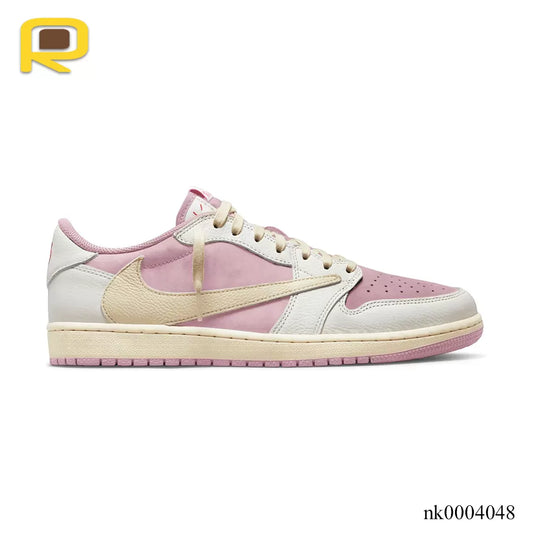 Travis Scott x AJ 1 Low OG Shy Pink Shoes Sneakers - nk0004048 image 0