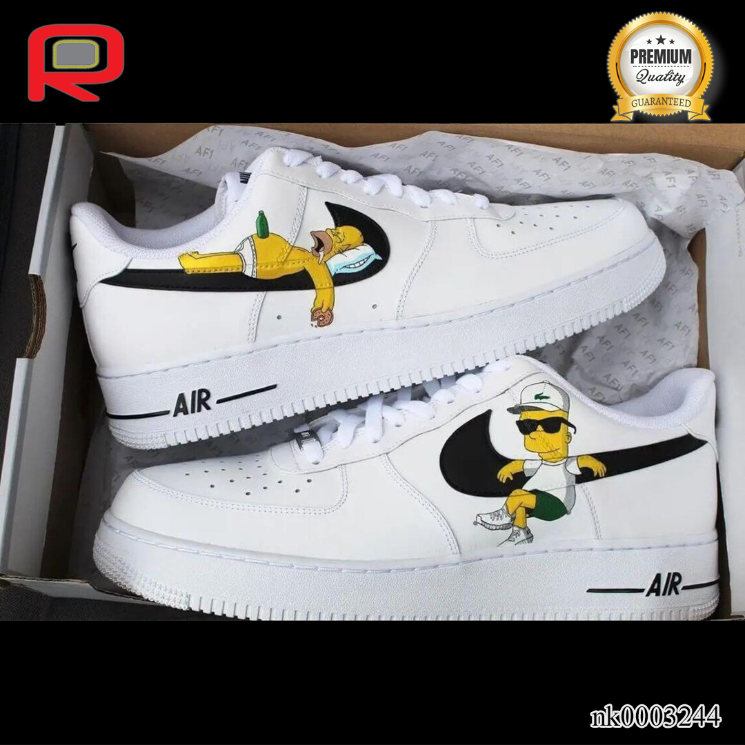 AF 1 The Simpsons 2 Custom Shoes Sneakers - nk0003244 image 0