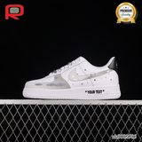AF 1 07 Low Light Grey White Black Custom Shoes Sneakers - nk0002985 image 0