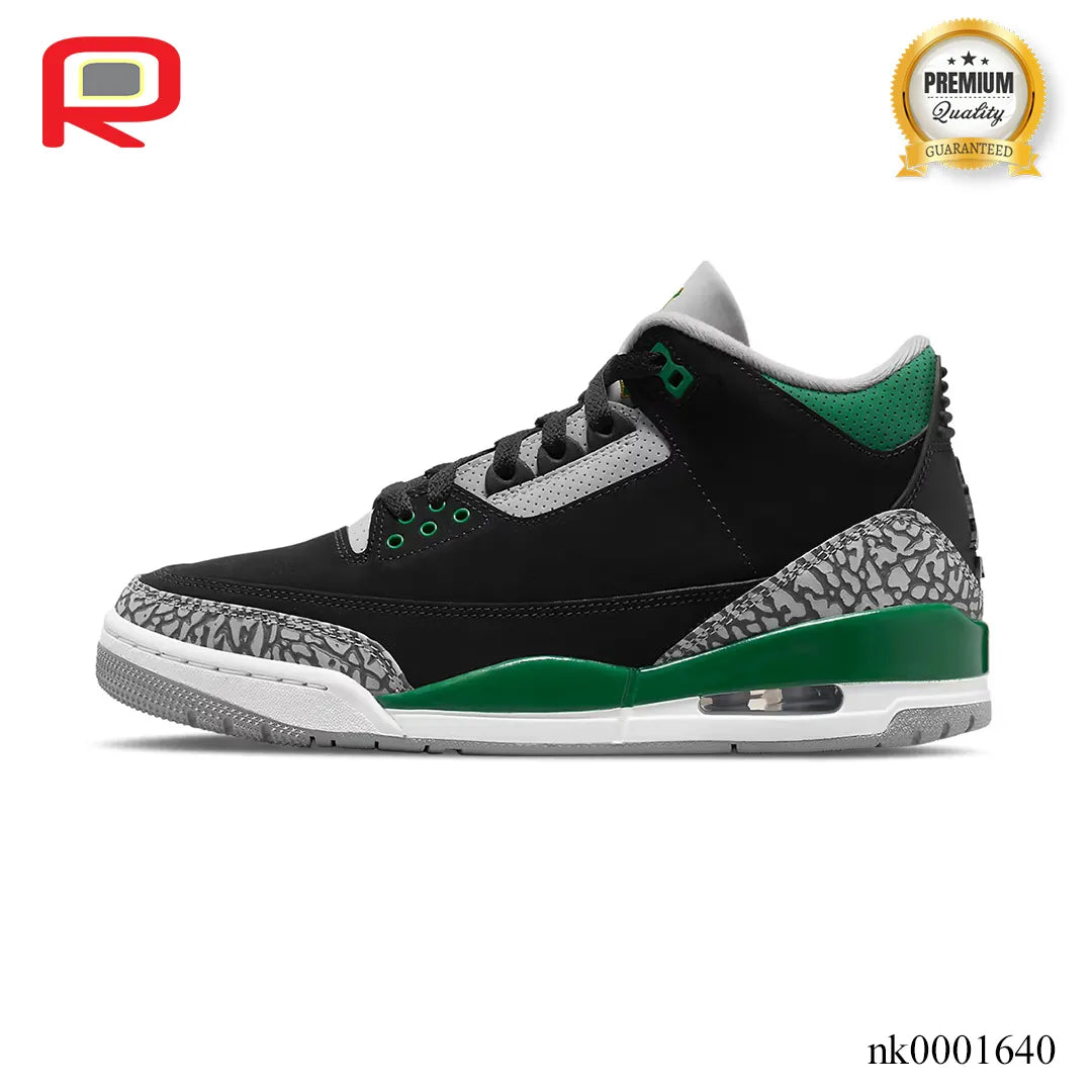 AJ 3 Retro Pine Green Shoes Sneakers - nk0001640 image 1
