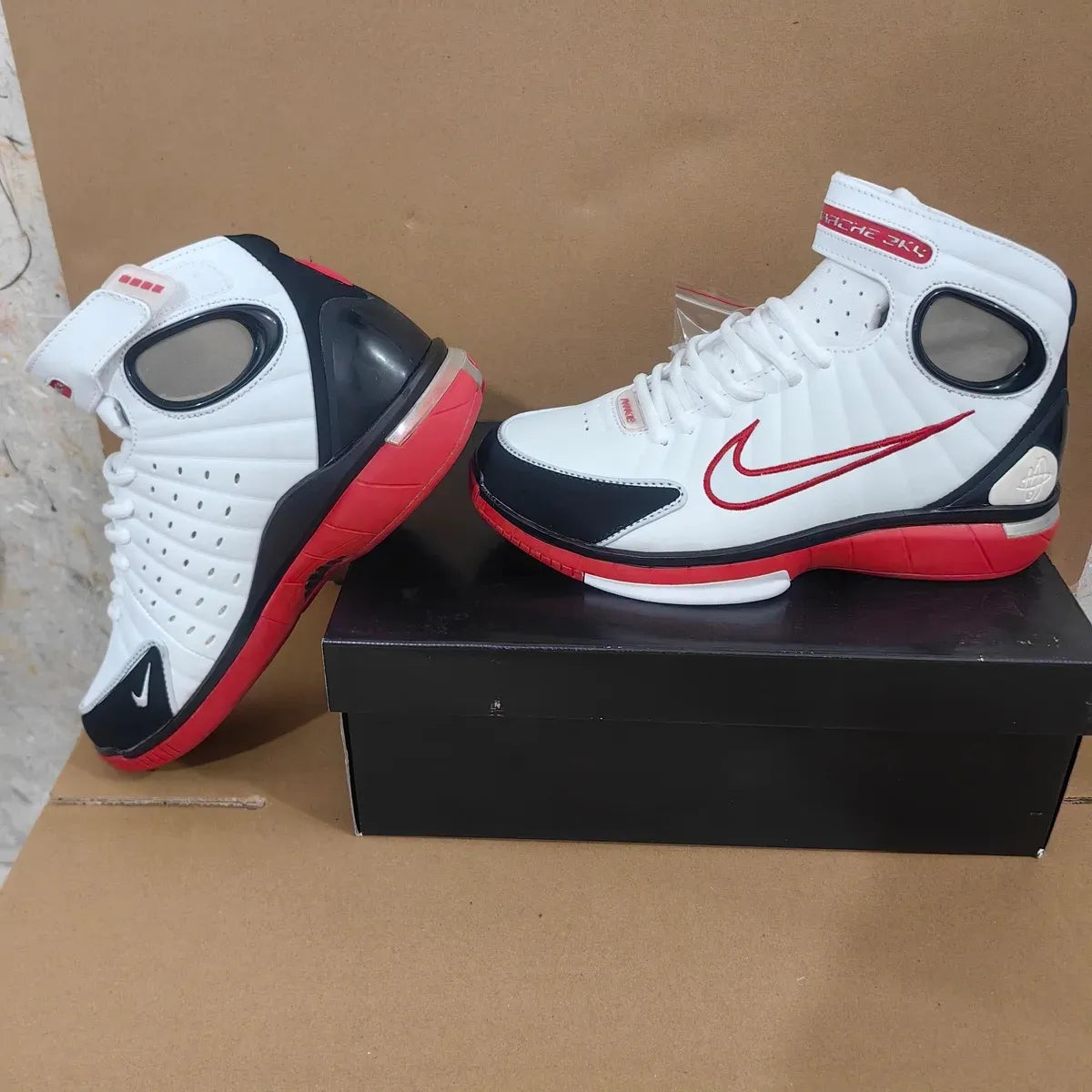 Air Zoom Huarache 2K4 White/Varsity Red Shoes Sneakers – nk0004796 image 19