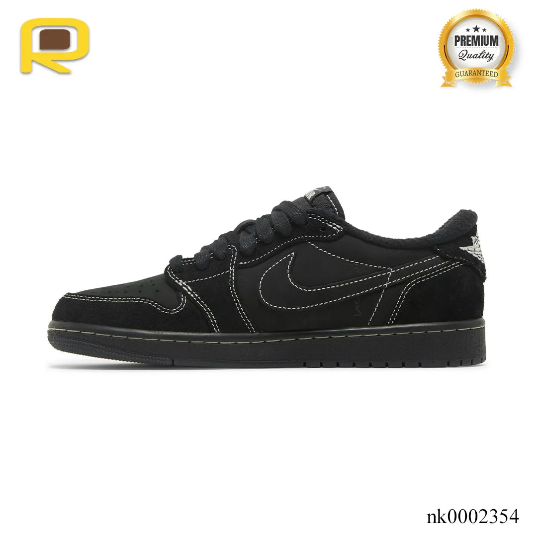 Travis Scott x AJ 1 Low Black Phantom Shoes Sneakers - nk0002354 image 1
