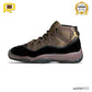 AJ 11 Black Brown Shoes Sneakers - nk0004333 image 1
