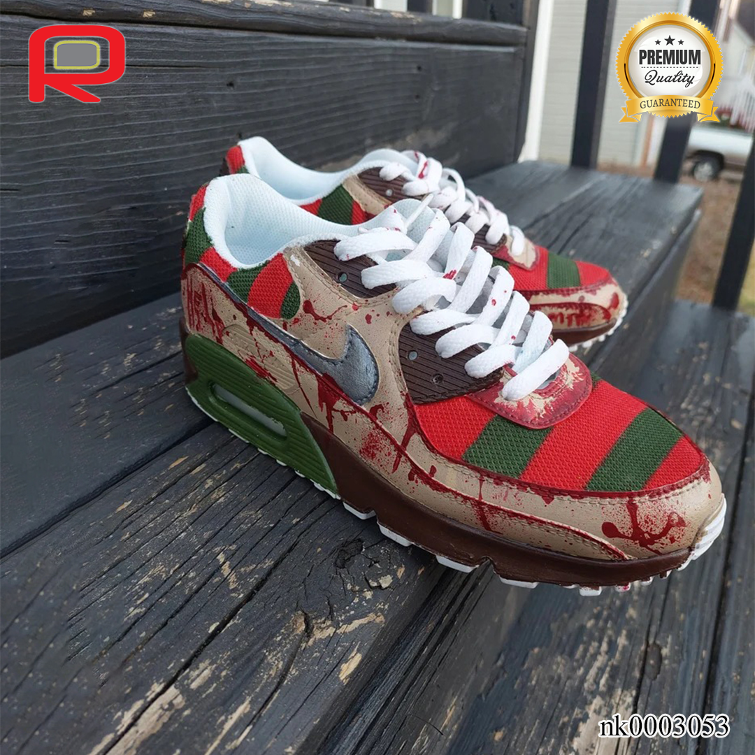 AM 90 Nightmare Custom Shoes Sneakers - nk0003053 image 0