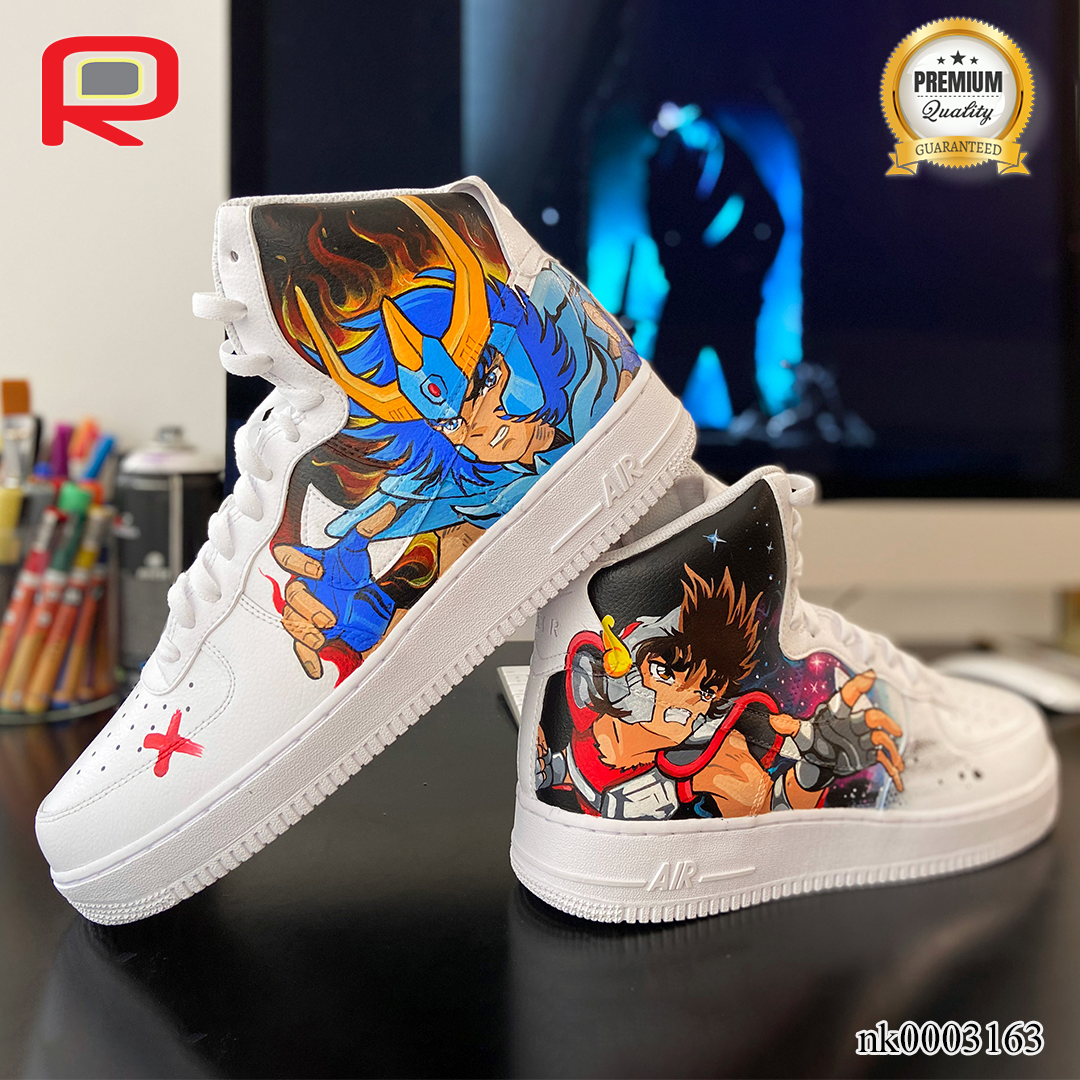AF 1 High Saint Seiya Custom Shoes Sneakers - nk0003163 image 1
