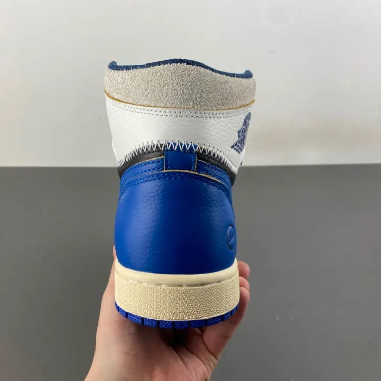 Fragment x Union LA x AJ 1 High OG Sport Royal Shoes Sneakers – nk0004748 image 11