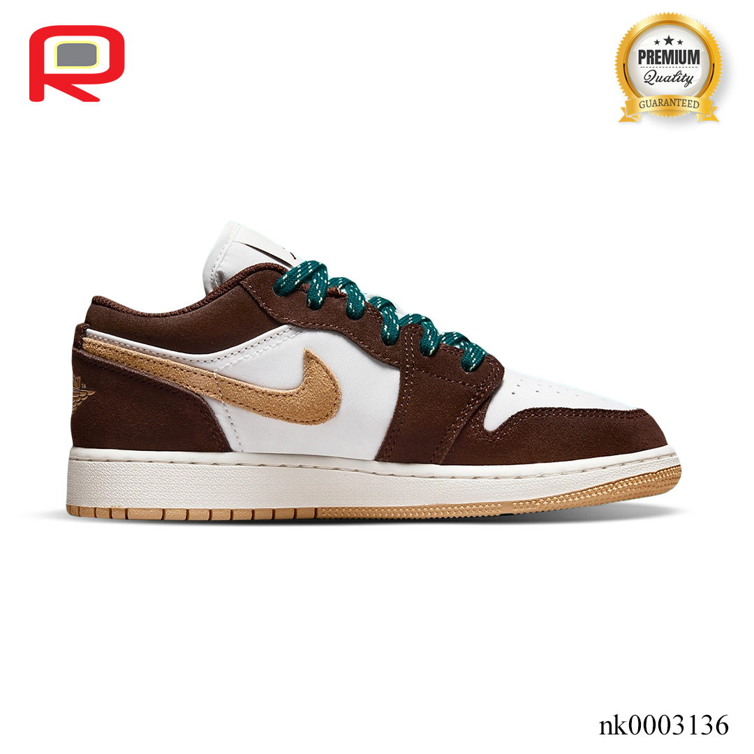 AJ 1 Low Cacao Wow Shoes Sneakers - nk0003136 image 1